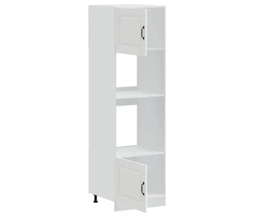 Orkaitės Spintelės, 2Vnt., Kalmar, Balta, Apdirbta Mediena