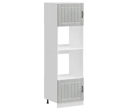 Orkaitės Spintelės, 2Vnt., Lucca, Betono Pilka, Mediena