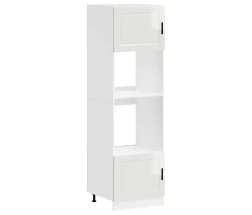 Orkaitės Spintelės, 2Vnt., Porto, Balta, Apdirbta Mediena