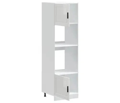 Orkaitės Spintelės, 2Vnt., Porto, Balta, Apdirbta Mediena