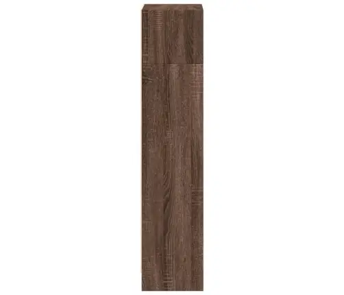 Grāmatu Plaukts, Brūna Ozola, 40X24X109 Cm, Inženierijas Koks Vidaxl