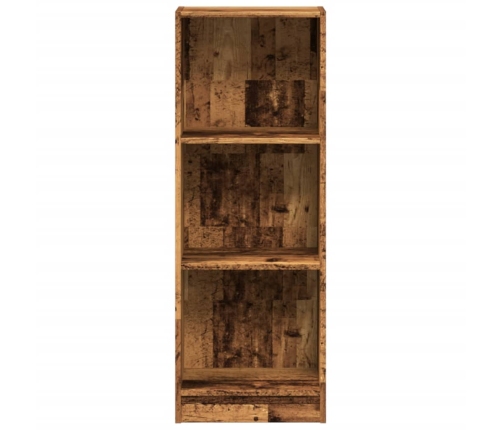 Grāmatu Plaukts, Veca Koka, 40X24X109 Cm, Inženierijas Koks Vidaxl