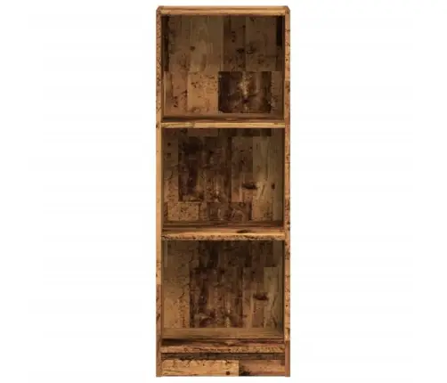 Grāmatu Plaukts, Veca Koka, 40X24X109 Cm, Inženierijas Koks Vidaxl