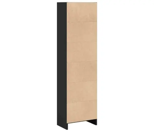 Raamaturiiul, Must, 40X24X143 cm Tehispuit