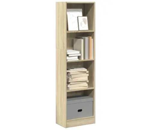 Grāmatu Plaukts, Ozola Krāsa, 40X24X143 Cm, Inženierijas Koks Vidaxl Grāmatu Plaukts, Ozola Krāsa, 40X24X143 Cm, Inženierijas Koks Vidaxl