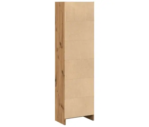 Grāmatu Plaukts, Koka Krāsa, 40X24X143 Cm, Inženierijas Koks Vidaxl