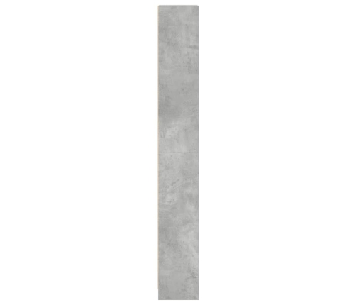 Grāmatu Plaukts, Betona Pelēks, 40X24X176 Cm, Inženierijas Koks Vidaxl