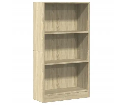 Grāmatu Plaukts, Ozola Krāsa, 60X24X109 Cm, Inženierijas Koks Vidaxl