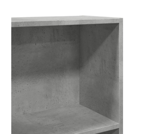 Knygų Spinta, Betono Pilka, 60X24X109cm Apdirbta Mediena