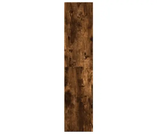 Knygų Spinta, Dūminio Ąžuolo, 60X24X109cm Apdirbta Mediena