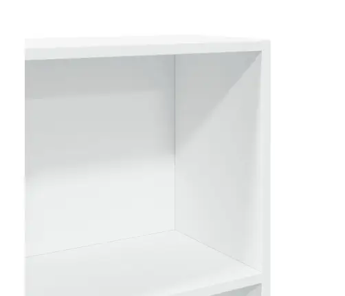 Grāmatu Plaukts, Balts, 60X24X143 Cm, Inženierijas Koks Vidaxl