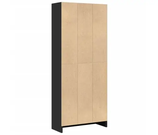 Raamaturiiul, Valge, 60X24X143 cm Tehispuit