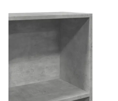 Grāmatu Plaukts, Pelēks, 60X24X143 Cm, Inženierijas Koks Vidaxl