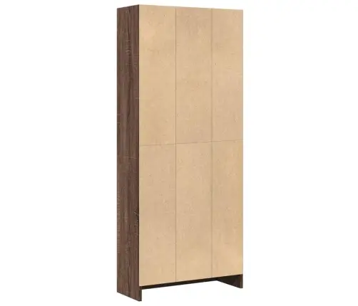 Raamatualus, Pruun Tamm, 60X24X143 cm Tehispuit