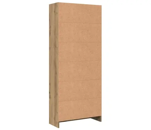 Grāmatu Plaukts, Koka Krāsa, 60X24X143 Cm, Inženierijas Koks Vidaxl