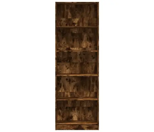 Raamaturiiul, Suitsutatud Tamm, 60X24X176 cm Tehispuit