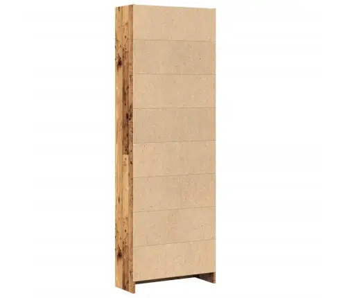 Knygų Spinta, Sendintos Medienos, 60X24X176cm Apdirbta Mediena