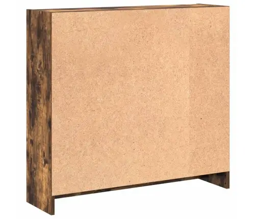 Raamaturiiul, Suitsutatud Tamm, 80X24X76 cm Tehispuit