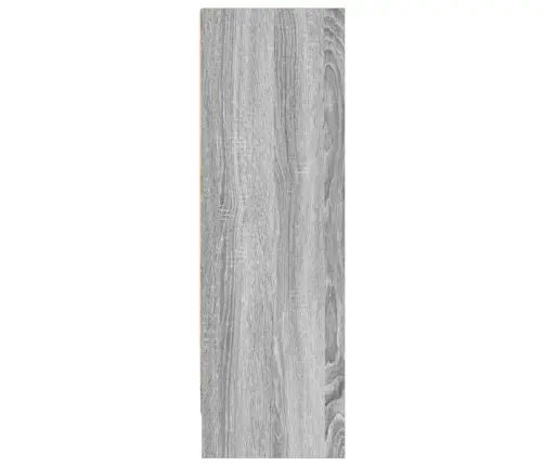 Grāmatu Plaukts, Pelēka Koka, 80X24X76 Cm, Inženierijas Koks Vidaxl