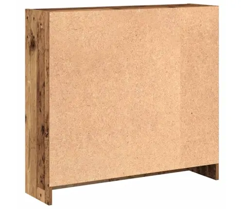 Grāmatu Plaukts, Veca Koka, 80X24X76 Cm, Inženierijas Koks Vidaxl