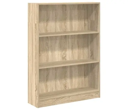 Grāmatu Plaukts, Ozola Krāsa, 80X24X109 Cm, Inženierijas Koks Vidaxl