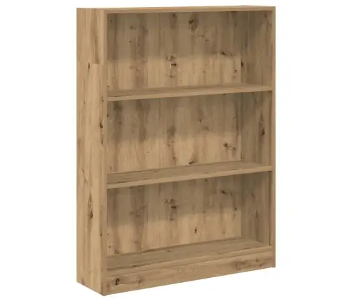 Knygų Spinta, Artisano Ąžuolo, 80X24X109cm Apdirbta Mediena