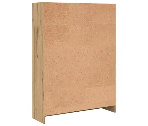 Knygų Spinta, Artisano Ąžuolo, 80X24X109cm Apdirbta Mediena