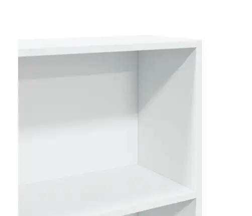 Raamaturiiul, Valge, 80X24X143 cm Tehispuit