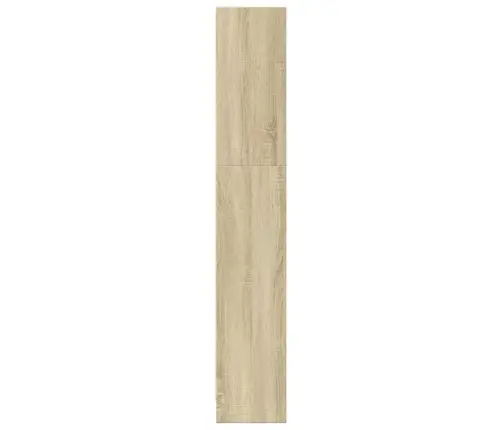 Grāmatu Plaukts, Ozola Krāsa, 80X24X143 Cm, Inženierijas Koks Vidaxl
