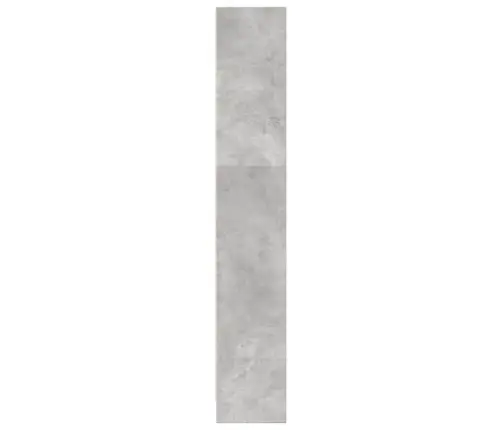 Knygų Spinta, Betono Pilka, 80X24X143cm Apdirbta Mediena