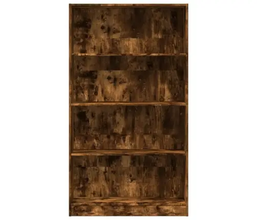 Raamaturiiul, Suitsutatud Tamm, 80X24X143 cm Tehispuit