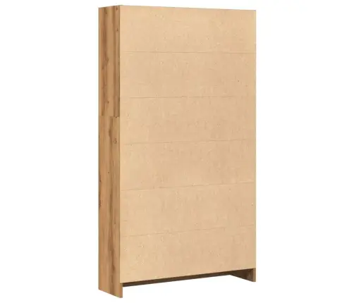 Grāmatu Plaukts, Koka Krāsa, 80X24X143 Cm, Inženierijas Koks Vidaxl
