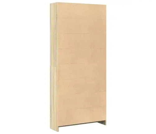 Grāmatu Plaukts, Sonoma Ozols, 80X24X176 Cm, Inženierkoks Vidaxl