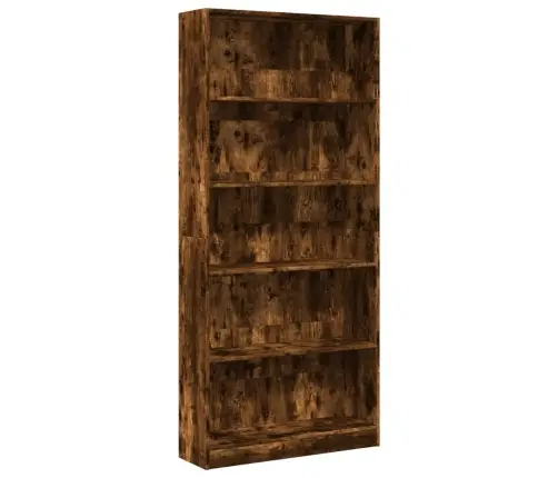 Grāmatu Plaukts, Ozola Krāsa, 80X24X176 Cm, Inženierijas Koks Vidaxl