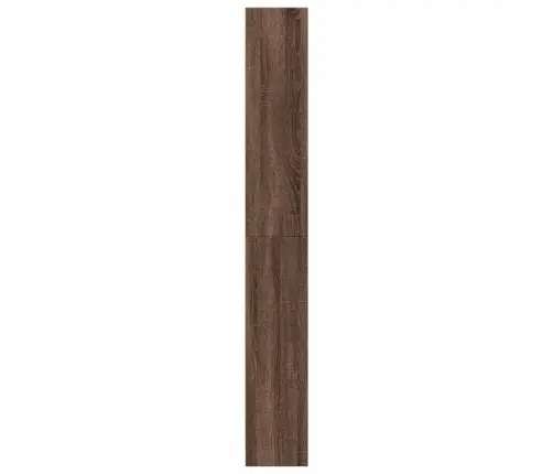 Raamatualus, Pruun Tamm, 80X24X176 cm Tehispuit Raamatualus, Pruun Tamm, 80X24X176 cm Tehispuit