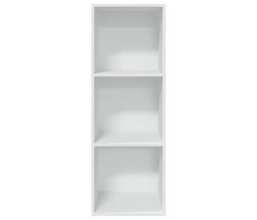 Knygų Spinta, Baltos Spalvos, 40X30X114cm Apdirbta Mediena