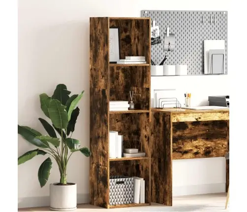 Grāmatu Plaukts, Ozola Krāsa, 40X30X152 Cm, Inženierijas Koks Vidaxl