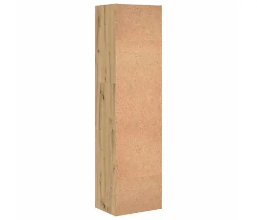 Knygų Spinta, Artisano Ąžuolo, 40X30X152cm Apdirbta Mediena