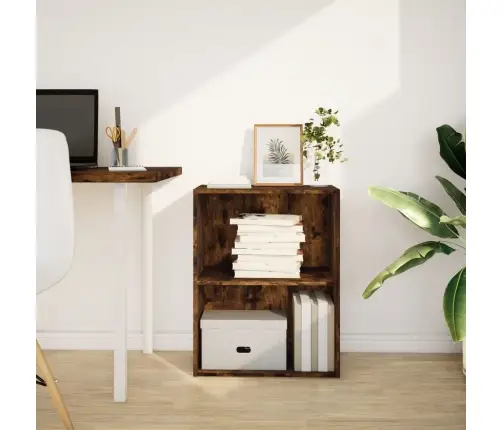 Grāmatu Plaukts, Ozola Krāsa, 60X30X77 Cm, Inženierijas Koks Vidaxl