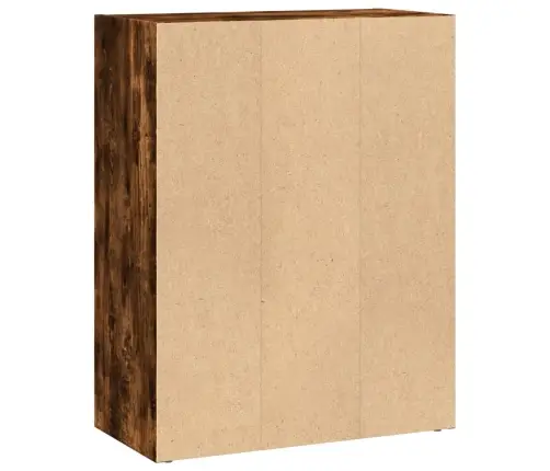 Grāmatu Plaukts, Ozola Krāsa, 60X30X77 Cm, Inženierijas Koks Vidaxl