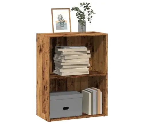 Grāmatu Plaukts, Veca Koka, 60X30X77 Cm, Inženierijas Koks Vidaxl