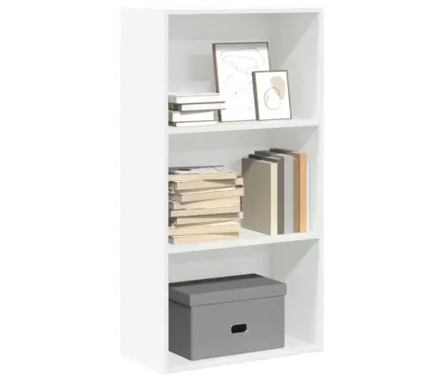 Knygų Spinta, Baltos Spalvos, 60X30X114cm Apdirbta Mediena