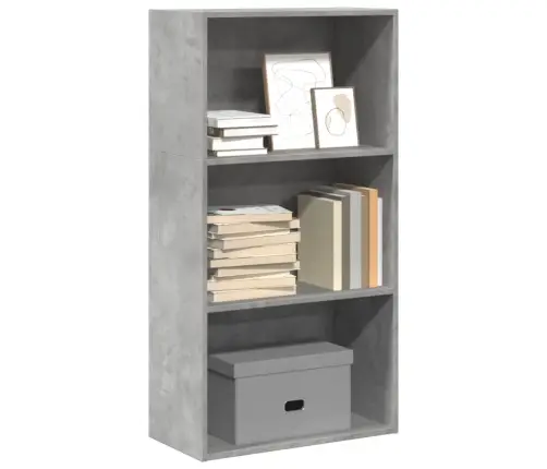 Raamaturiiul Betoonhall 60X30X114 Cm Engineered Wood