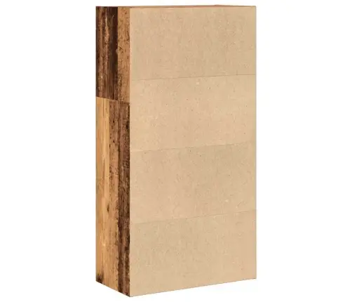 Knygų Spinta, Sendintos Medienos, 60X30X114cm Apdirbta Mediena