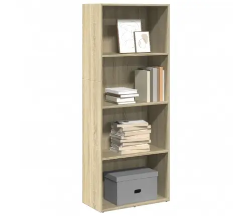 Raamatualus, Sonoma Tamm, 60X30X152 cm Tehispuit