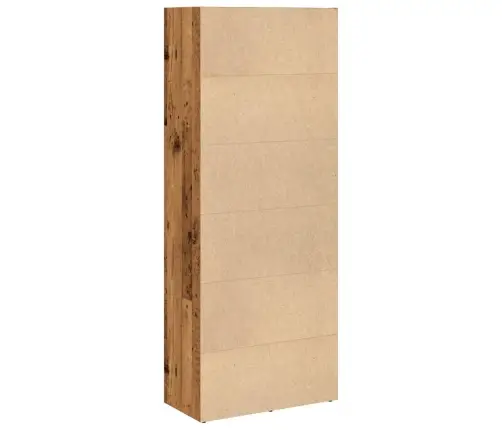 Knygų Spinta, Sendintos Medienos, 60X30X152cm Apdirbta Mediena