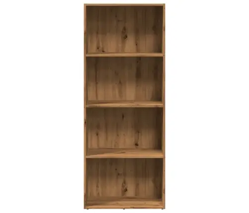 Grāmatu Plaukts, Koka Krāsa, 60X30X152 Cm, Inženierijas Koks Vidaxl