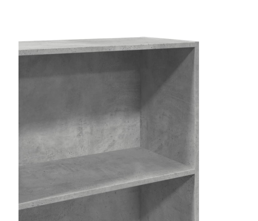 Raamaturiiul, Betoonhall, 60X30X189 cm Tehispuit