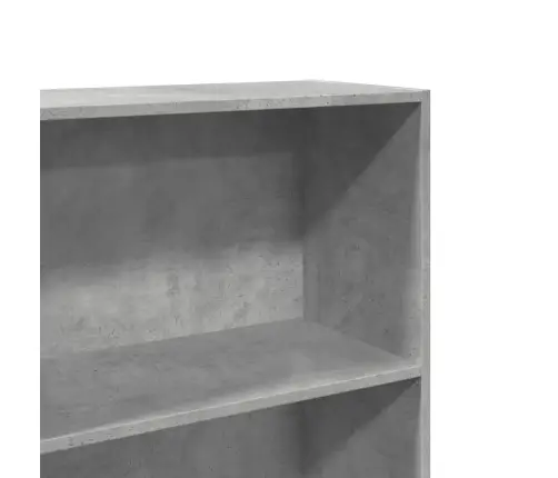 Grāmatu Plaukts, Betona Pelēks, 60X30X189 Cm, Inženierijas Koks Vidaxl