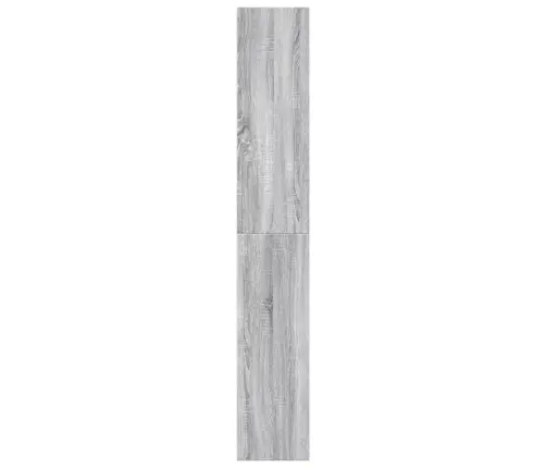 Grāmatu Plaukts, Pelēka Koka, 60X30X189 Cm, Inženierijas Koks Vidaxl